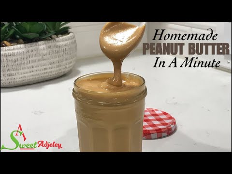 Homemade Peanut Butter In 1 Minute | How To Make Peanut In Just 1 Minute Using A Blender
