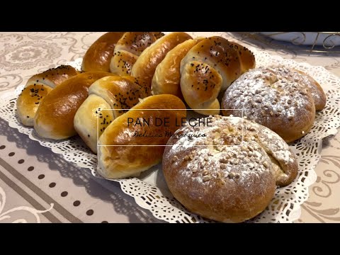 RECETA DE PAN DE LECHE RELLENO | Muy fácil!