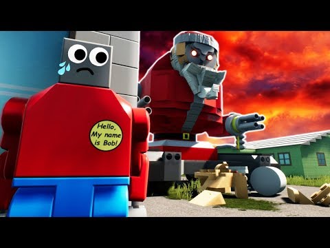 MEGA LEGO SANTA ATTACKS LEGO CITY?! (Brick Rigs Gameplay & Roleplay)