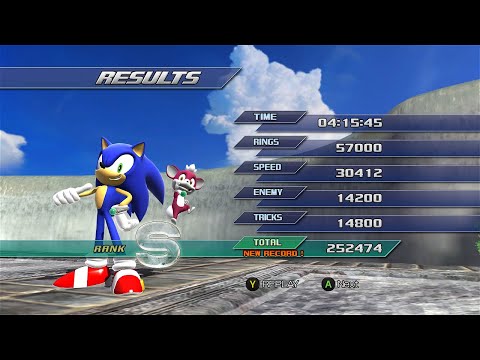 Sonic Unleashed Project - DLC Edition + Silver Boss Fight (Hard Mode) - (S Rank)