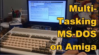 Multitasking MS-DOS: Finally, Amiga PC-Task Works #DOScember