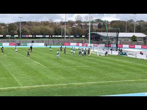 Daniel Fosu goal for Thatcham Town away at Guernsey FC Isthmian League