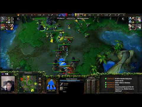 Dise (NE) vs Hipposaur (HU) - WarCraft 3 - Highly Recommended -  WC3266