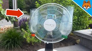 Turn Any Fan Into an Air Conditioner💥(5 Minute Trick)🤯