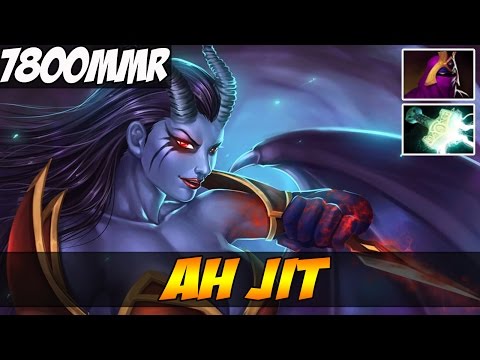 Ah Jit 7800 MMR PLays Queen of pain one kill per minute  - Dota 2