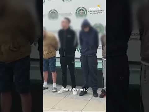 En el momento en que estos comerciantes pagaban una extorsión, les cayó la Policía a los criminales