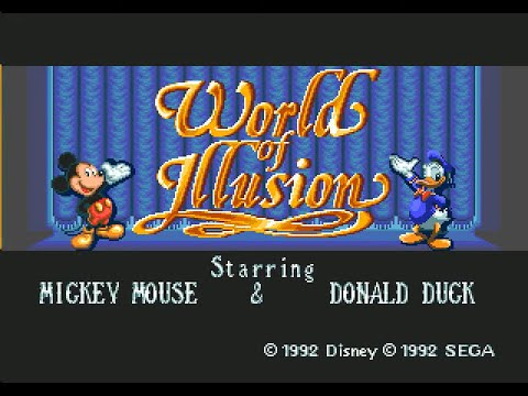 Mega Drive Longplay [078] World of Illusion Starring Mickey Mouse and Donald Duck (US) (2 Players)