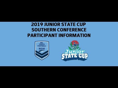 2019 Junior State Cup Southern Conference Event Briefing