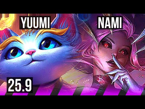 YUUMI & Twitch vs NAMI & Lucian (SUP) | KR Master | 25.9