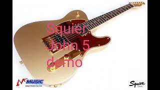 Video thumbnail for Squier John 5 telecaster gold review by Guitar Safari
