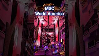 Insane!!! Is this inside the ship??? #cruise #travel #msc @msccruisesofficial