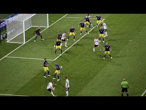 Deutschland - Schweden Freistoß Tor von Toni Kroos 2:1 WM 2018...
