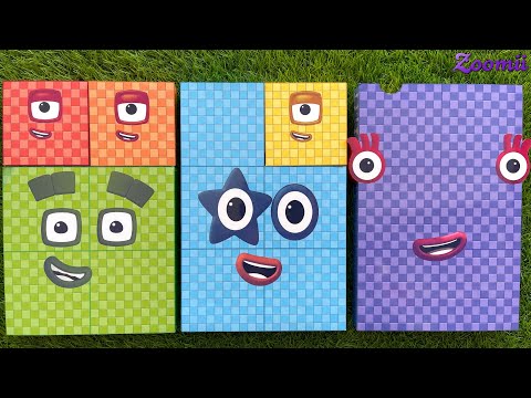 Looking for Numberblocks Puzzle Tetris NEW 100-600 Space ASMR - Numberblocks Satisfying Video #127