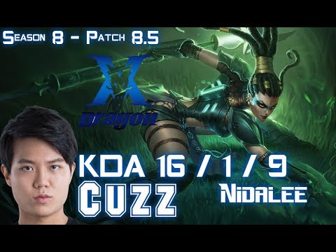 KZ Cuzz NIDALEE vs SKARNER Jungle - Patch 8.5 KR Ranked