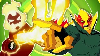 BEN 10 VERSUS - FUEGO/INFERNO vs FUEGO PANTANOSO/FANGOSO (Episodio 4)