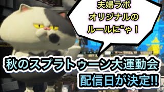 秋のスプラトゥーン大運動会 配信日とルールが決定!!!