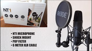 RØDE NT1 Microphone Kit Unboxing, Setup & Review