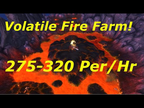 WoW 6.2.2 Easy Way To Fish For Gold ! (275 - 320 Volatile Fire Per Hour) WoD Gold Guide