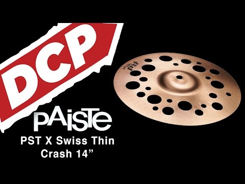 Paiste PST X Swiss Thin Crash Cymbal 14" image 4