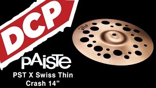 Video thumbnail for Paiste PSTX Swiss Thin Crash Cymbal 14" by Drum Center of Portsmouth