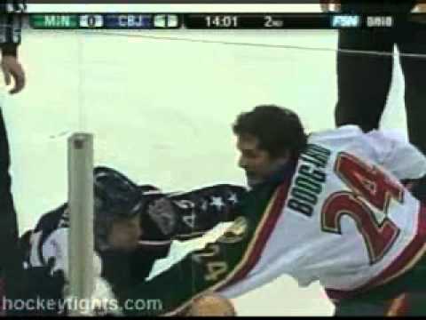 Derek Boogaard vs Jody Shelley