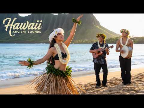 Calm Hawaiian Drums & Ukulele | 60 Min Relaxing Hawaiian Music✅🎶