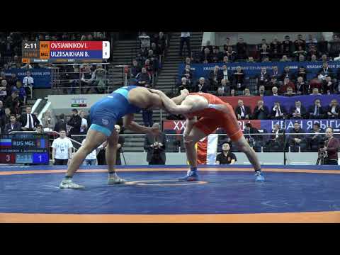 BRONZE FS - 97 kg: I. OVSIANNIKOV (RUS) v. B. ULZIISAIKHAN (MGL)