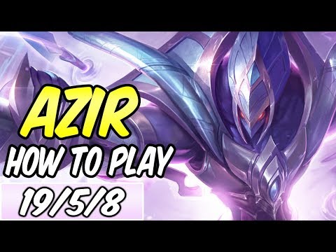 DIAMOND AZIR MID GUIDE | Build & Runes | League of Legends Gameplay