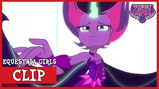 Daydream Shimmer defeats Midnight Sparkle | MLP: Equestria Girls | Friendship Games! [HD]