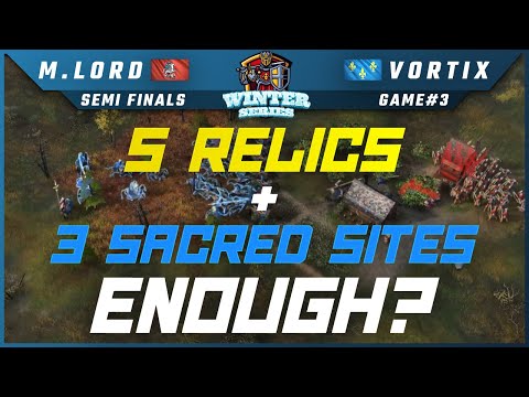 MarineLorD vs Vortix- $2,000 Winter Series - SEMI-FINAL (Game 3) - Age of Empires 4