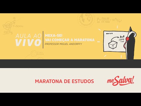 [AO VIVO] Me Salva! Mexa-se, vai começar a maratona de estudos!