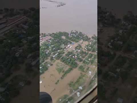 INUNDACIÓN EN PASO DE LA PATRIA,  DPTO. SAN COSME, CORRIENTES,  ARGENTINA #inundaciones #temporal