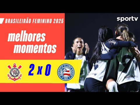 Gols e lances de Corinthians x Bahia