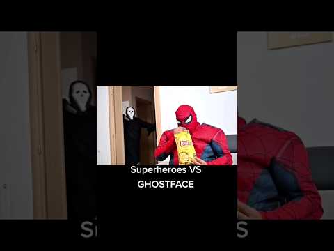 Superheroes VS GHOSTFACE #shorts #explore #explorepage #like #shorts #instagram  #like #love #kids