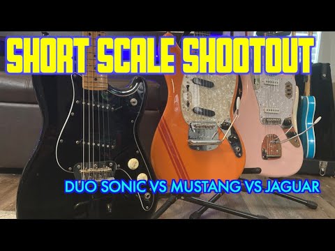 Fender Duo-Sonic vs Mustang vs Jaguar ( Offset comparison )