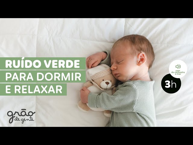 💚💚 O MELHOR RUÍDO VERDE PARA O BEBÊ DORMIR E RELAXAR (GREEN NOISE- 3 HORAS)