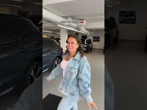 new car reveal #girls #shorts #car