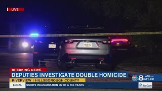 Double homicide investigation underway after 2 found dead outside Riverview business