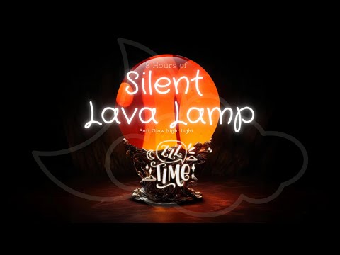 🌙 Soft Glow Night Light | 8 Hours of Silent Lava Lamp Ambience 🔮