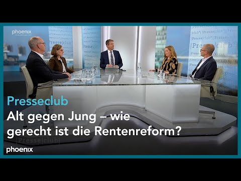 presseclub: Alt gegen Jung – wie gerecht ist die Rentenreform? | 13.10.24