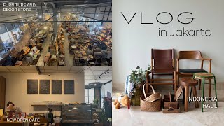 【VLOG】ジャカルタで家具探し|購入品紹介|NAGAREY| newカフェ