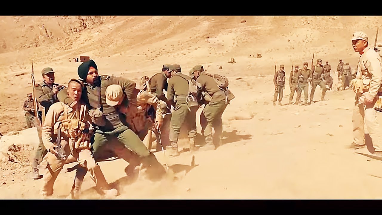 हमारी ज़मीन पर तुम्हारा बंकर क्या कर रहा हैं -  उड़ा फैंको सालों को - चीनी घुसपैठ - जबरदस्त FIGHT सीन