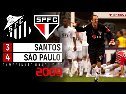 Santos 3x4 São Paulo - 2009 - GOL DE ROGÉRIO E GOLAÇO DE HERNANES EM VIRADA HISTÓRICA NA VILA!!