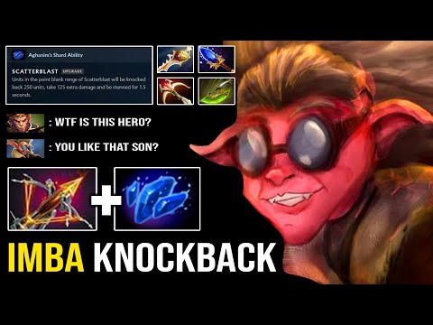 Machine Gun Snapfire is on Another Level with this Aghanim Shard Knockback + Ballista in 7.28 DotA 2