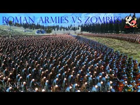 7000 ROMAN ARMIES VS 30000 ZOMBIES | ULTIMATE EPIC BATTLE SIMULATOR
