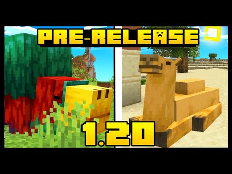 MINECRAFT 1.20 - FINALLY!  THE OFFICIAL PRE-RELEASE UPDATE 1 IS OUT
