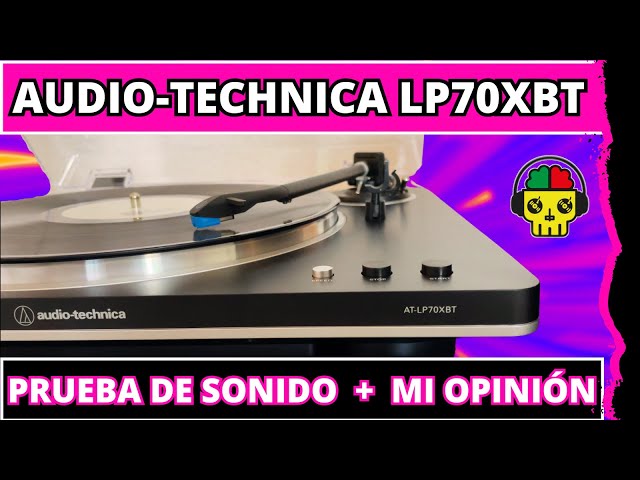Vídeo relacionado con Audio-Technica AT-LP70XBT Giradiscos inalámbrico con tracción por Correa Totalmente automático (Blanco/Negro)