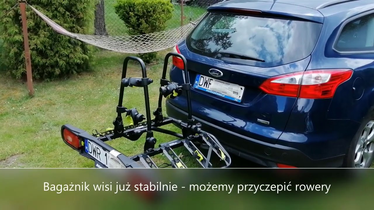 Bagażnik rowerowy na hak -  INTERPACK QUATTRO na 4 rowery - montaż, funkcje porady bicycle rack hook