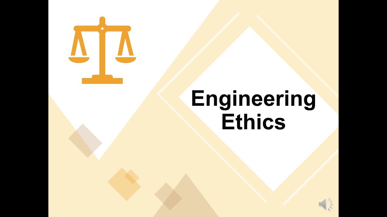 Engineering Ethics Course - Chapter 1 - Part A - General Introduction