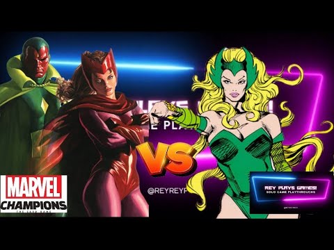 2-Player Mode: Scarlet Witch & Vision vs Enchantress [Expert], featuring BoomGuy!